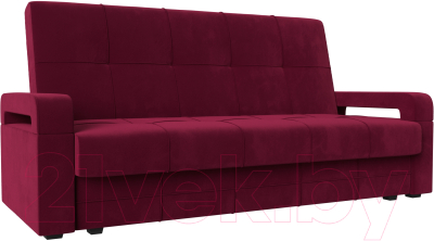 Диван Mebelico Гермес Лайт книжка (микровельвет бордовый)