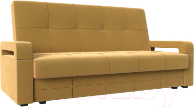 Диван Mebelico Гермес Лайт книжка (микровельвет желтый)