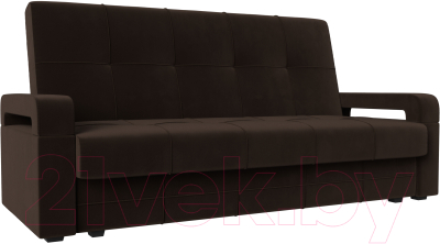 Диван Mebelico Гермес Лайт книжка (микровельвет коричневый)