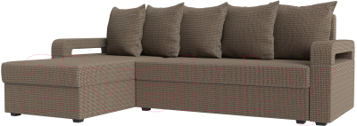 Диван угловой Mebelico Гермес Лайт левый (рогожка корфу 03)