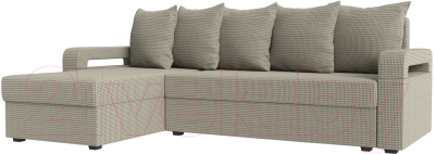 Диван угловой Mebelico Гермес Лайт левый (рогожка корфу 02)