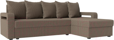 Диван угловой Mebelico Гермес Лайт правый (рогожка корфу 03)