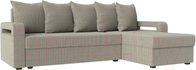 Диван угловой Mebelico Гермес Лайт правый (рогожка корфу 02)