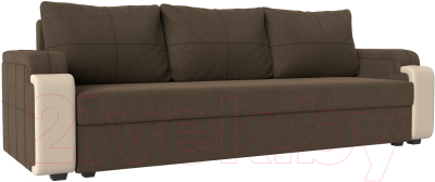 Диван Mebelico Николь лайт (рогожка коричневый/бежевый)