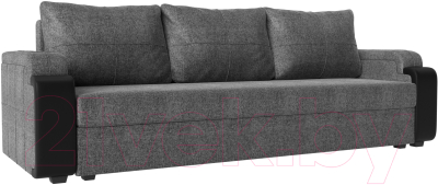 Диван Mebelico Николь лайт (рогожка серый/черный)