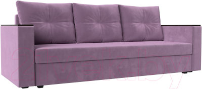 Диван Mebelico Атланта Лайт без стола (микровельвет сиреневый)