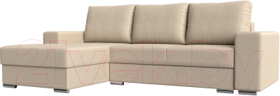 Диван угловой Mebelico Дрезден левый (экокожа бежевый)
