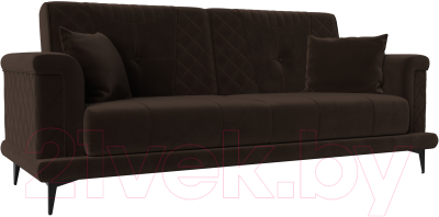 Диван Mebelico Неаполь (микровельвет коричневый)