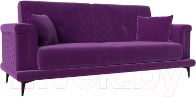 Диван Mebelico Неаполь (микровельвет фиолетовый)
