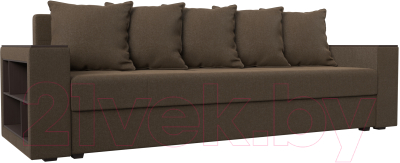 Диван Mebelico Дубай лайт (рогожка коричневый)