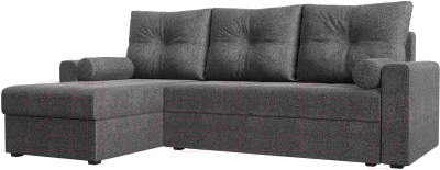 Диван угловой Mio Tesoro Верона лайт левый (рогожка серый)
