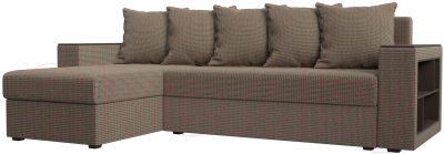 Диван угловой Mebelico Дубай лайт левый (рогожка корфу 03)