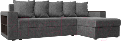 Диван угловой Mebelico Дубай лайт правый (рогожка серый)