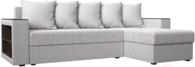 Диван угловой Mebelico Дубай лайт правый (экокожа белый)
