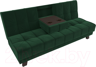 Диван Mio Tesoro Винсент (велюр, зеленый)