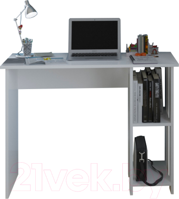 Письменный стол Премиум Глория (белый)