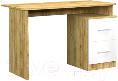 Письменный стол Премиум Лего (дуб бунратти/белый)