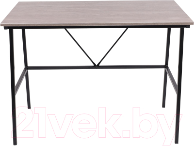 Письменный стол AksHome Ruby (сосна пасадена/черный металл)