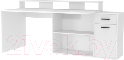 Компьютерный стол Интерлиния Skill-3 (белый/белый)