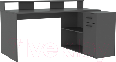 Компьютерный стол Интерлиния Skill-3 (антрацит/антрацит)