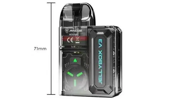 Размер Rincoe Jellybox V3 POD kit