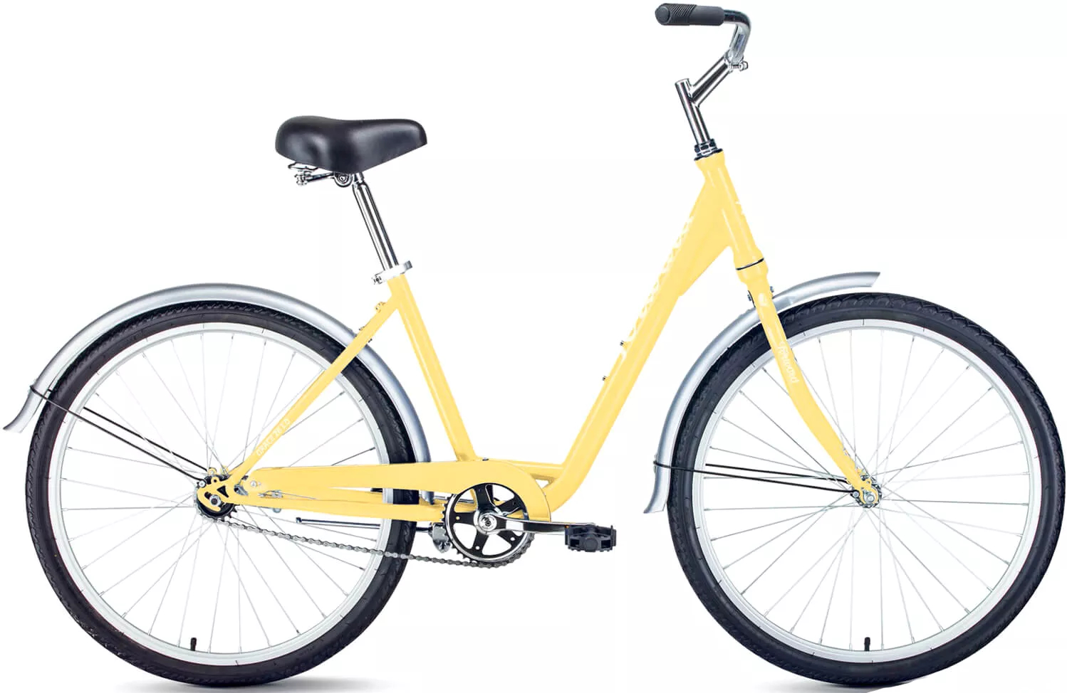 Велосипед Forward Grace 26 1.0 2022 (бежевый)