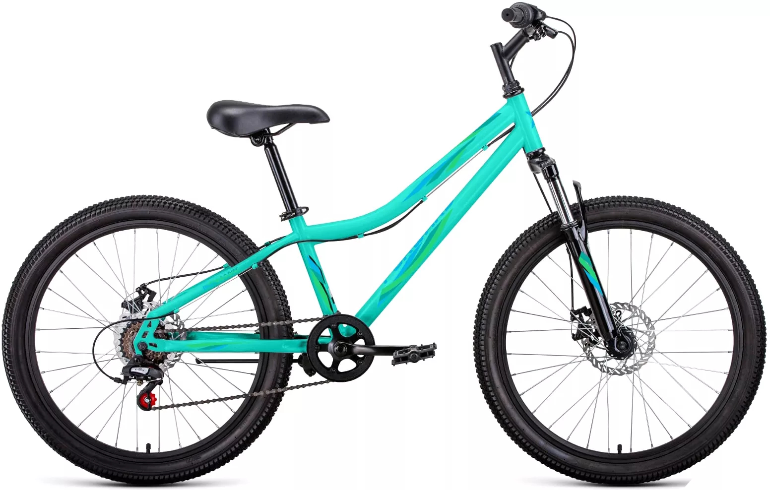 Велосипед Forward Iris 24 2.0 D 2022 (мятный/зеленый)