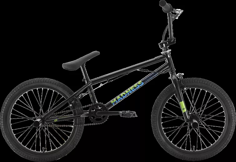 Велосипед Stark Madness BMX 2 2022 (черный/зеленый)