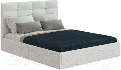 Каркас кровати НК Мебель Соната 90x200 / 72306380 (белый кожзам)