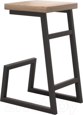 Табурет барный Millwood СДН-6 Арне 1 Л полубарный (дуб табачный Craft/металл черный)