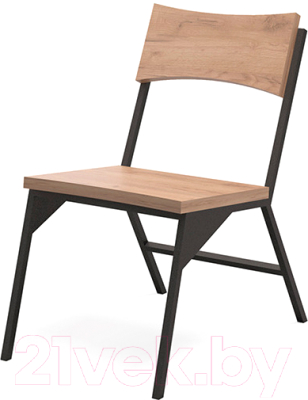 Стул Millwood СДН-6 Ингер Л 50x63x90 (дуб табачный Craft/металл черный)