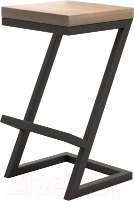 Табурет барный Millwood СДН-6 Бран/L 2 (дуб табачный крафт/металл черный)