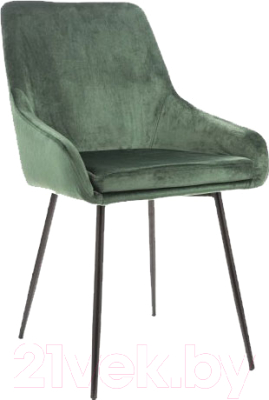 Стул Signal Albi Velvet (зеленый/черный матовый)