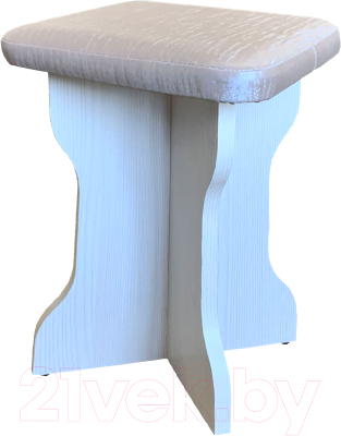 Табурет Анмикс ЛДСП (бодега/кожзам капучино)