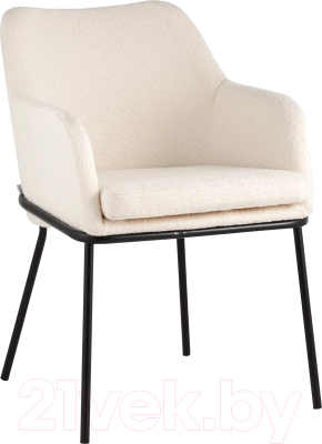Стул Stool Group Кози с подлокотниками / AV 318-L01-08 (букле молочный)