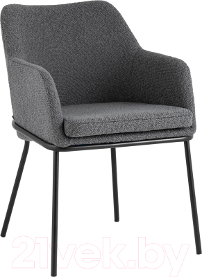 Стул Stool Group Кози с подлокотниками / AV 318-L05-08 (букле темно-серый)