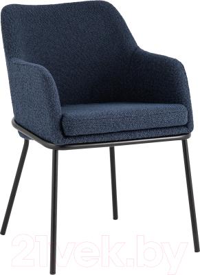 Стул Stool Group Кози с подлокотниками / AV 318-L06-08 (букле синий)