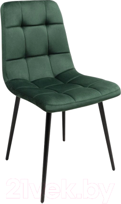 Стул Алвест AV 406 (зеленый бархат/черный)