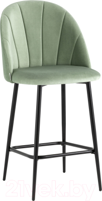 Стул барный Stool Group Логан / AV 413-B18-08(PP) (велюр фисташковый)