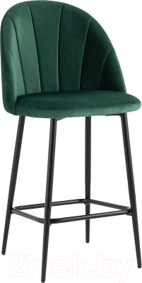 Стул барный Stool Group Логан полубарный / AV 413-Cdf-08(PP) (велюр зеленый)
