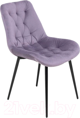 Стул Алвест AV 435 (сливовый бархат/черный)