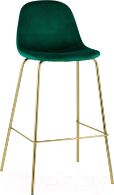 Стул барный Stool Group Валенсия / BC-91003B (велюр зеленый/ножки золото)