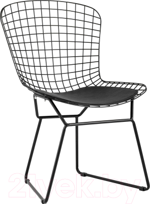 Стул Stool Group Bertoia / BTY-18-P6 BL/BL (черный с черной подушкой)