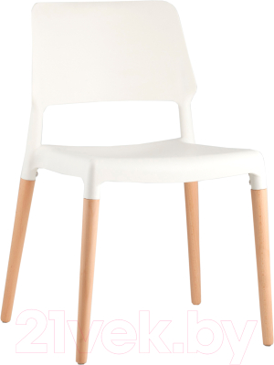 Стул Stool Group Bistro / 8086 (белый/деревянные ножки)