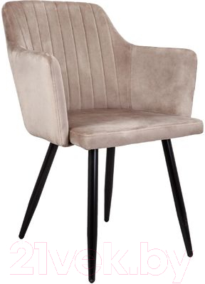 Стул Седия Brit (бежевый велюр HLR-08/черный)