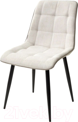 Стул M-City Chic / 628M03694 (HE622-01/HE622-05 топленое молоко/черный)