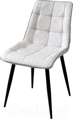 Стул M-City Chic / 628M03696 (HE622-20/HE622-22 светло-серый/черный)