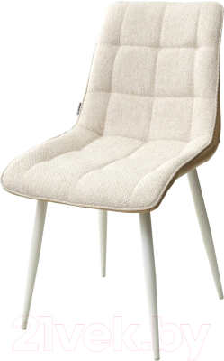 Стул M-City Chic / 628M03703 (TRF-11 светло-бежевый/RU-16 бежевый винтаж/белый)