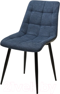 Стул M-City Chic / 628M03713 (1983-86 темно-синий меланж/RU-03 синяя сталь/черный)