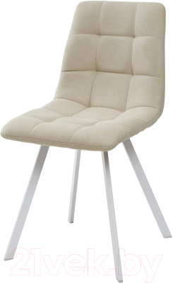 Стул M-City Chilli Square / UDC8025UF86001BWH (UF860-01B бежевый/белый)